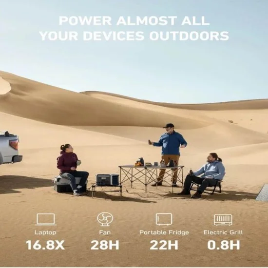 Anker 757 Portable Power Station (PowerHouse 1500W - 1229Wh) - Black